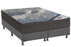 Cama Box Filhão +Colchão Molas ISO Firme Ortobom