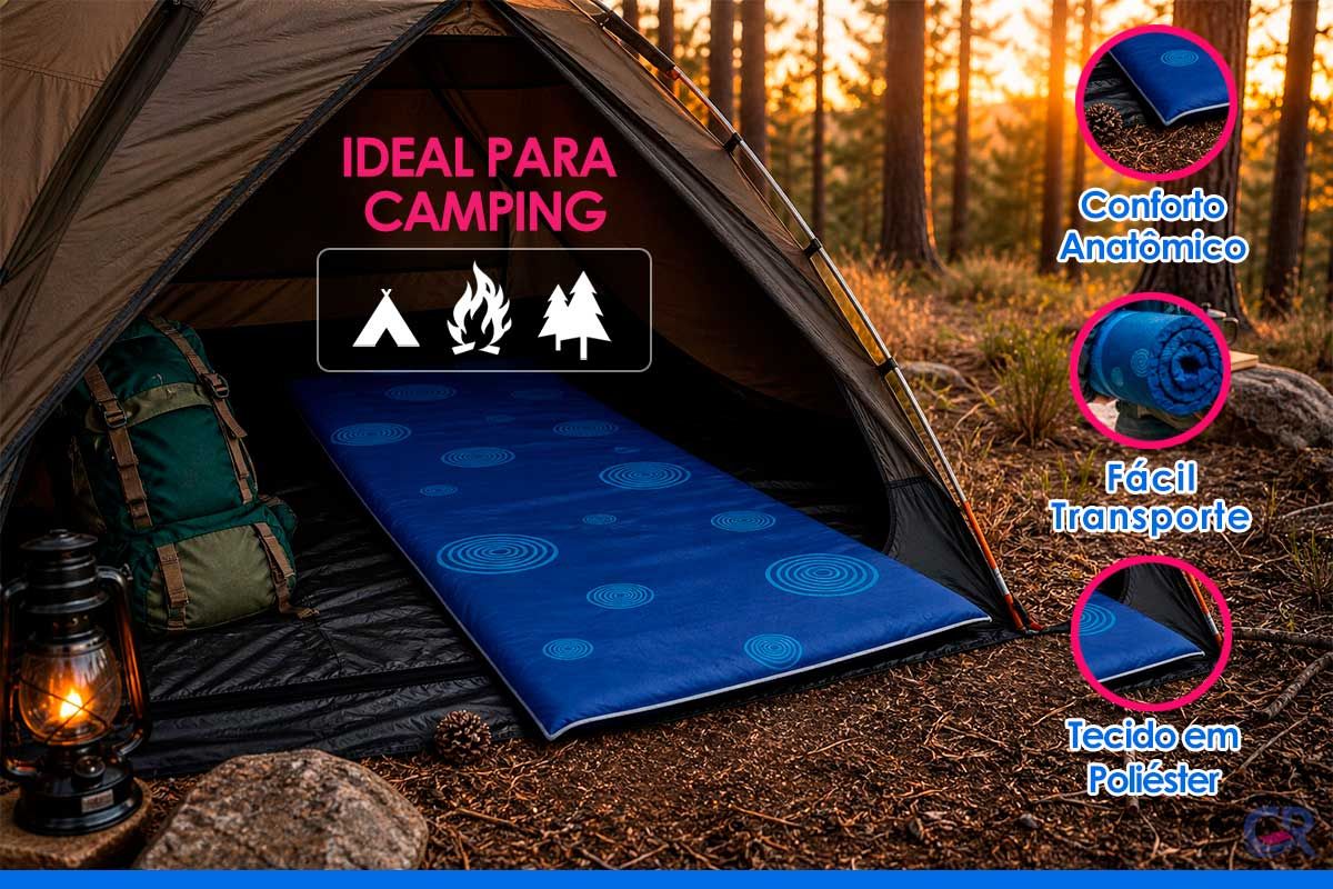 Colchonete D18 Mochila Camping Visita Luckspuma