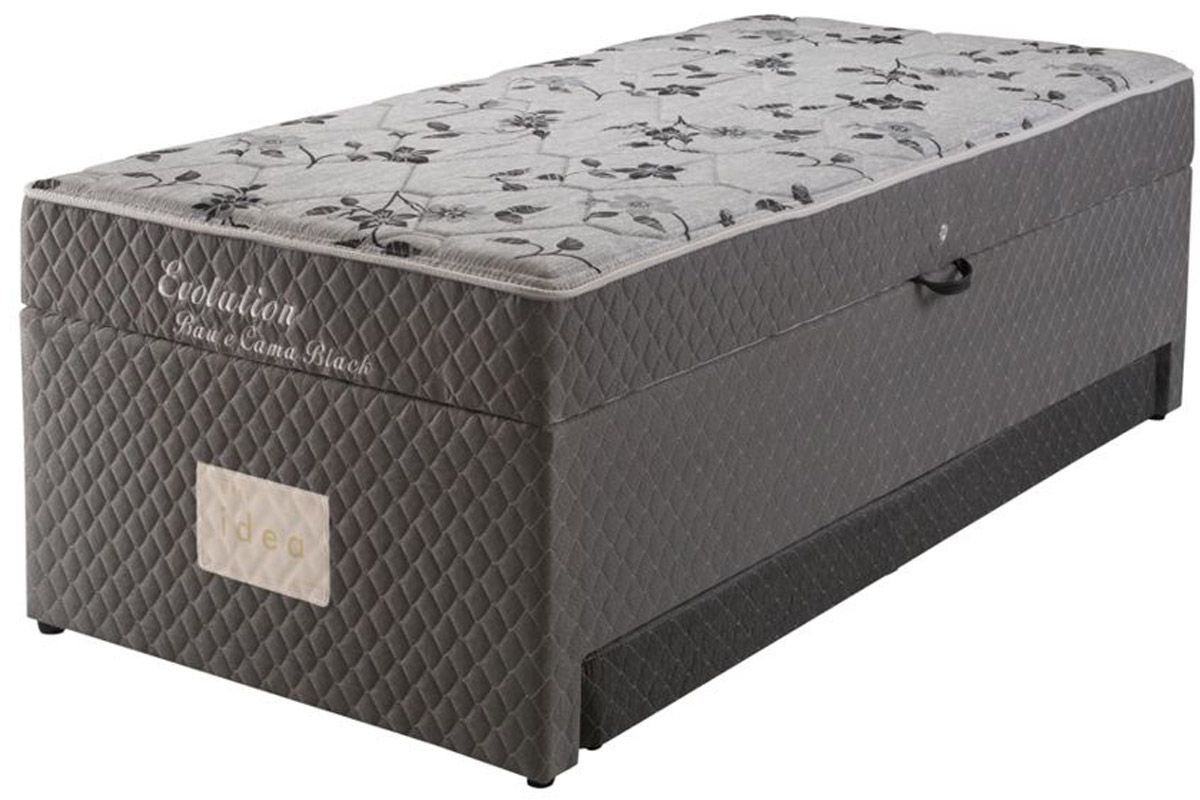 Cama Baú c/Aux Conjugado c/Colchão Evolution Herval