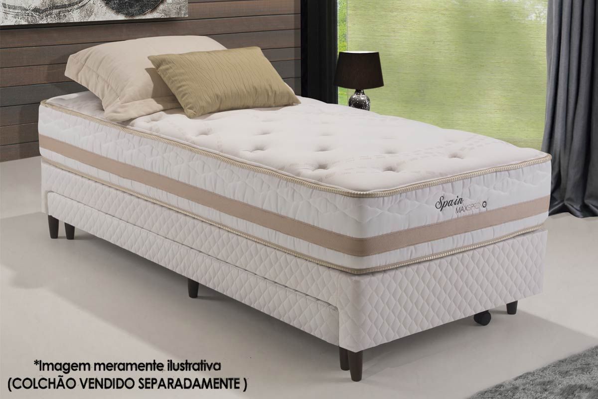 Cama Box c/Auxiliar Herval MH1434 White