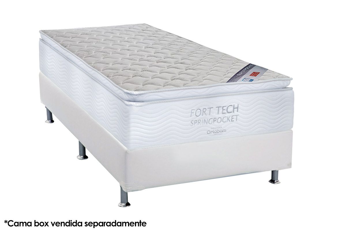 Colchão Molas Ensacadas Ortobom Fort Tech Colchão Molas Ensacadas Ortobom Fort Tech