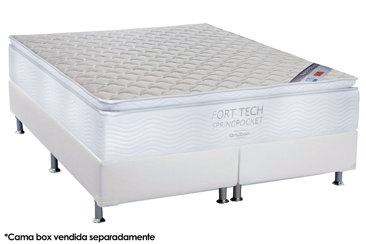Colchão Molas Ensacadas Ortobom Fort Tech Colchão Molas Ensacadas Ortobom Fort Tech