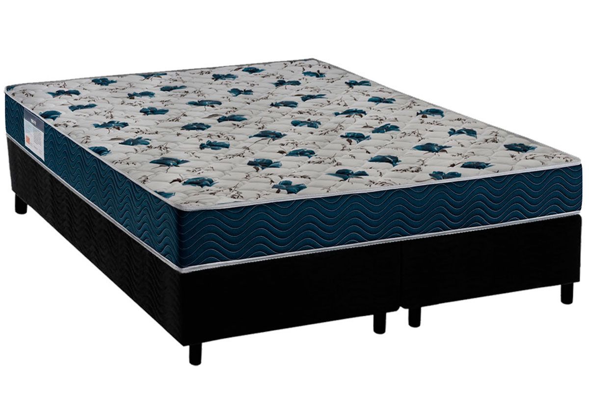 Cama Box CRC +Colchão Ortopédico ISO60 Ortobom