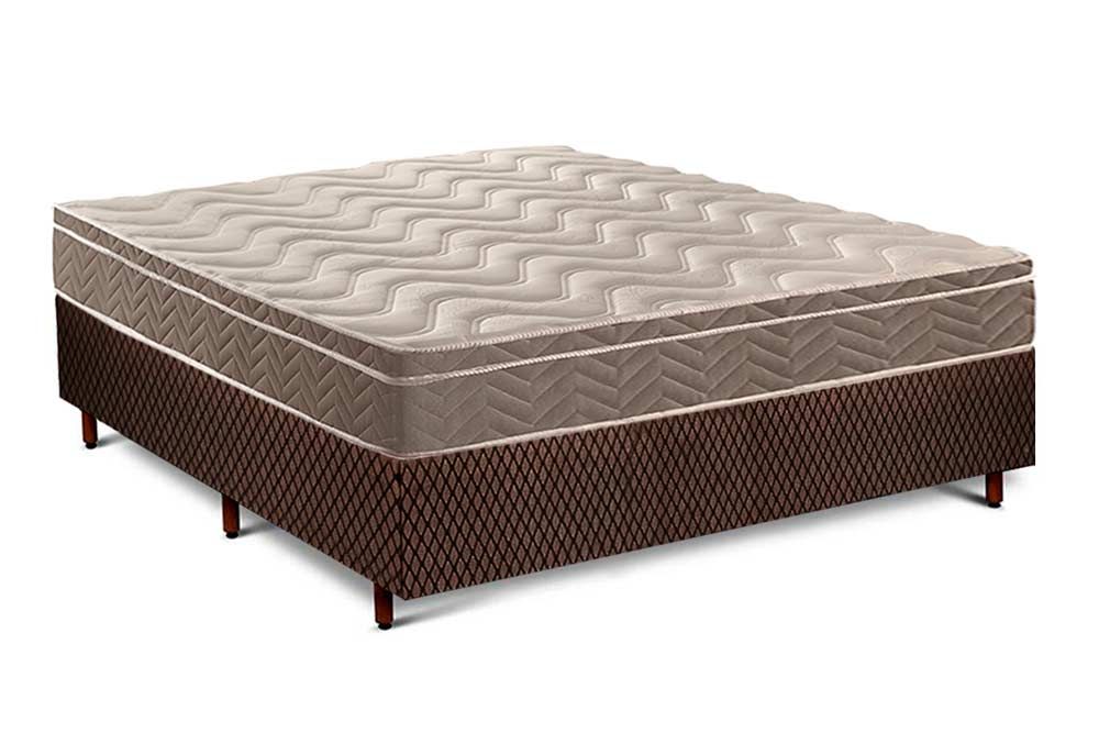 Cama Box CRC +Colchão Ortopédico Ultra Paropas