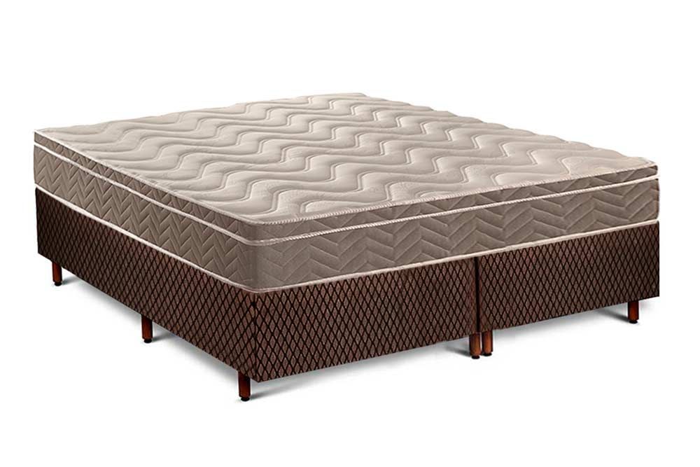 Cama Box CRC +Colchão Ortopédico Ultra Paropas