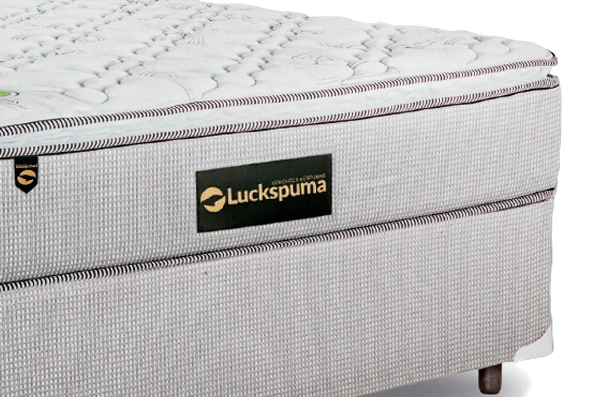 Cama Box CRC +Colchão Molas Trade Luckspuma
