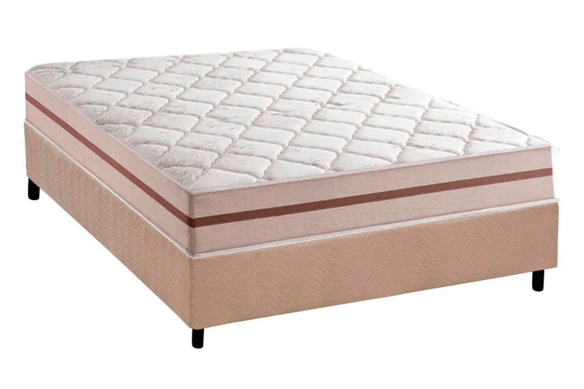 Cama Box CRC +Colchão Molas Classic Anjos