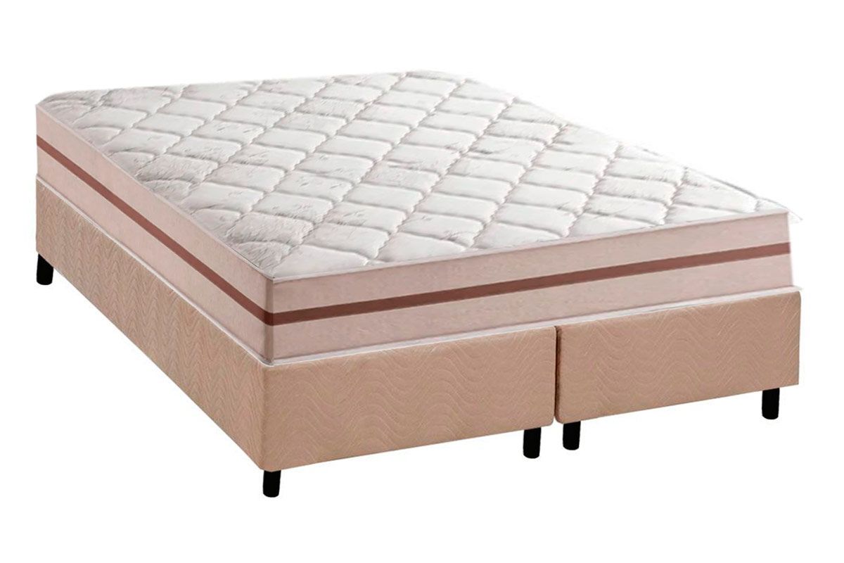 Cama Box CRC +Colchão Molas Classic Anjos