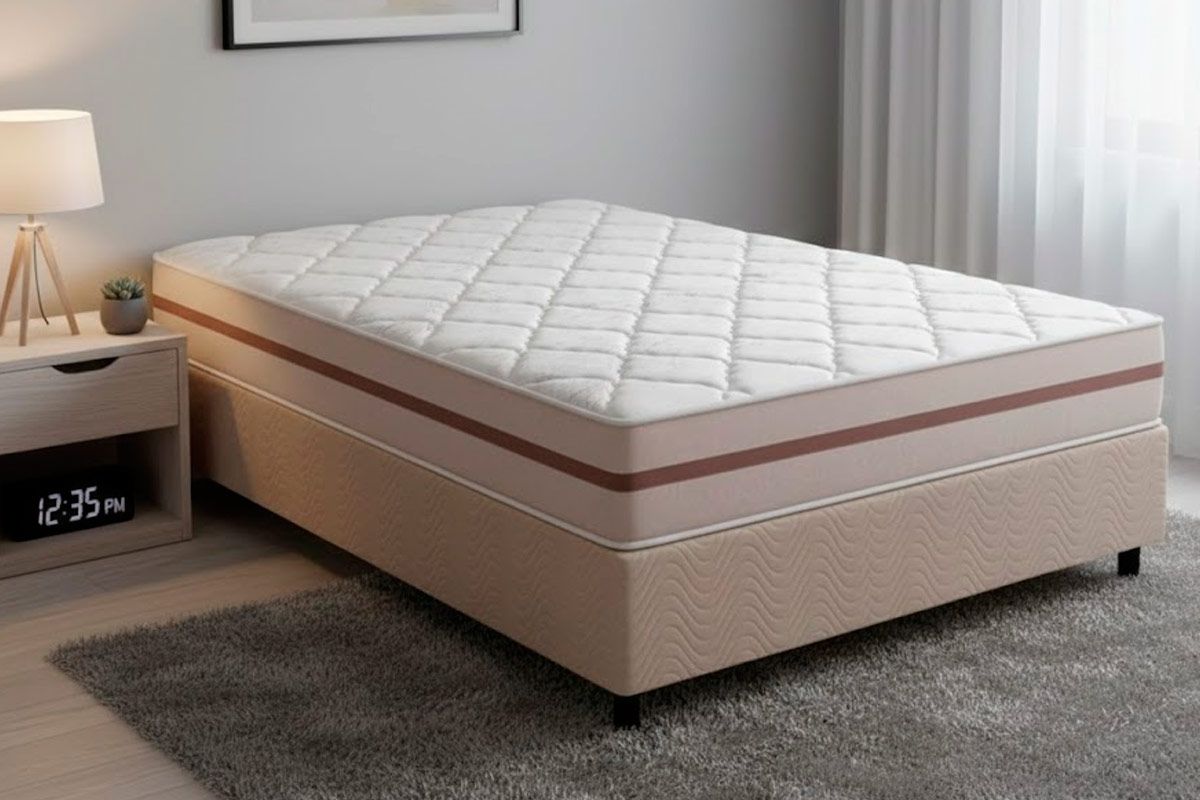 Cama Box CRC +Colchão Molas Classic Anjos