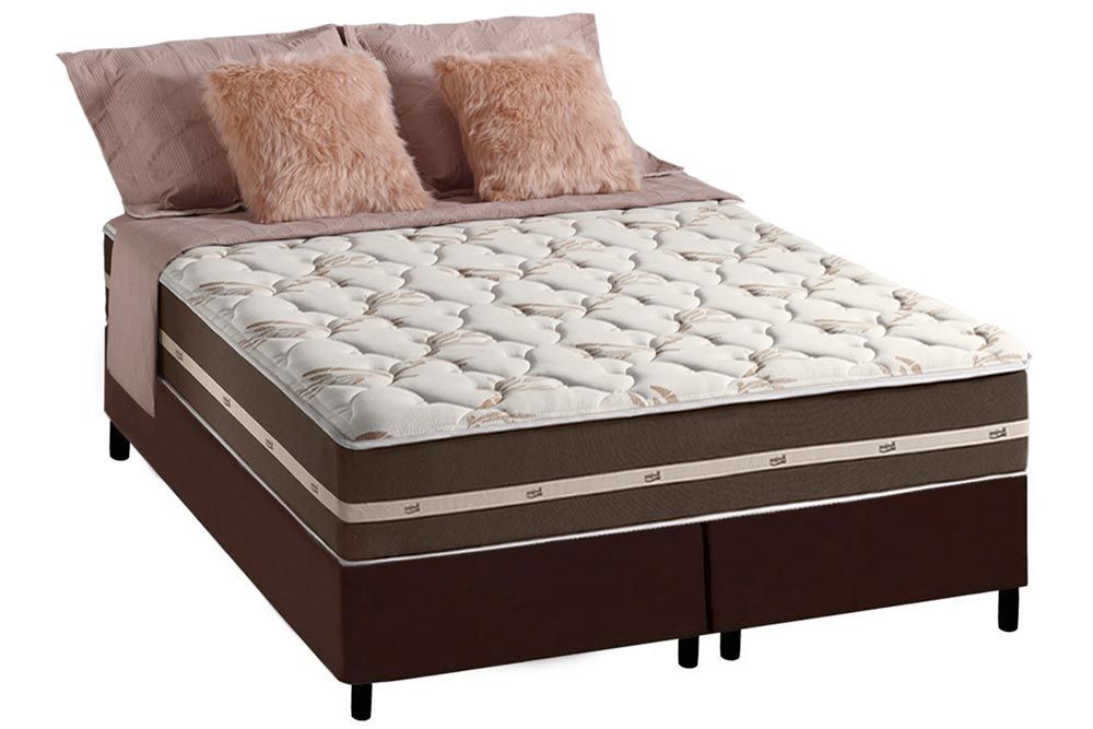 Cama Box CRC +Colchão Molas Classic Anjos