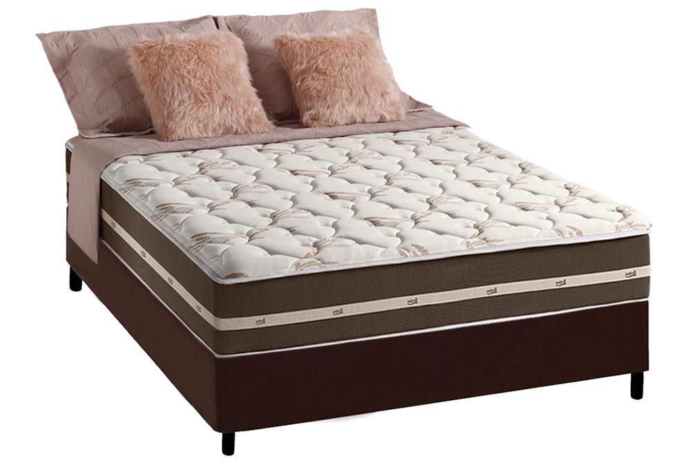 Cama Box CRC +Colchão Molas Classic Anjos