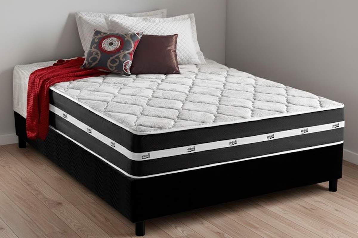 Cama Box CRC +Colchão Molas Classic Anjos