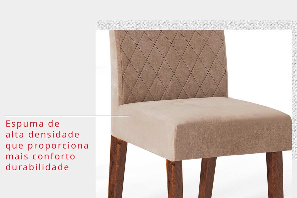 Cadeira Jantar New Maia Kit 2 Un DJ Móveis