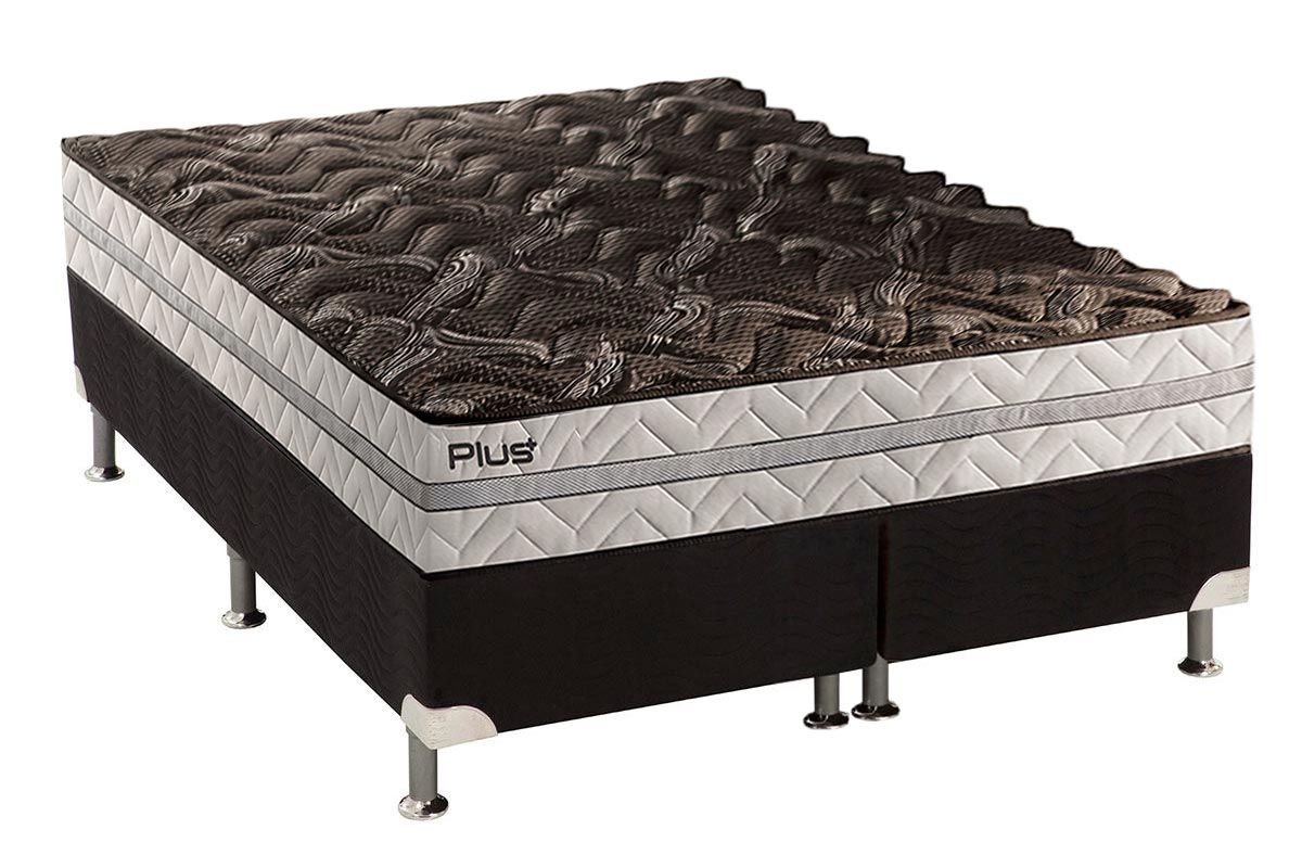 Cama Box CRC +Colchão Espuma D33 Pasquale Paropas