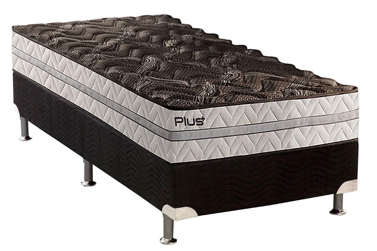 Cama Box CRC +Colchão Espuma D33 Pasquale Paropas