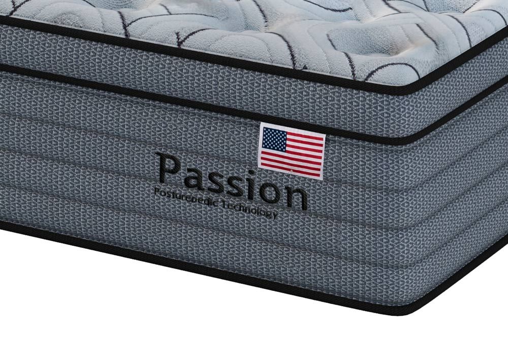Cama Box CRC +Colchão Molas Passion Sealy