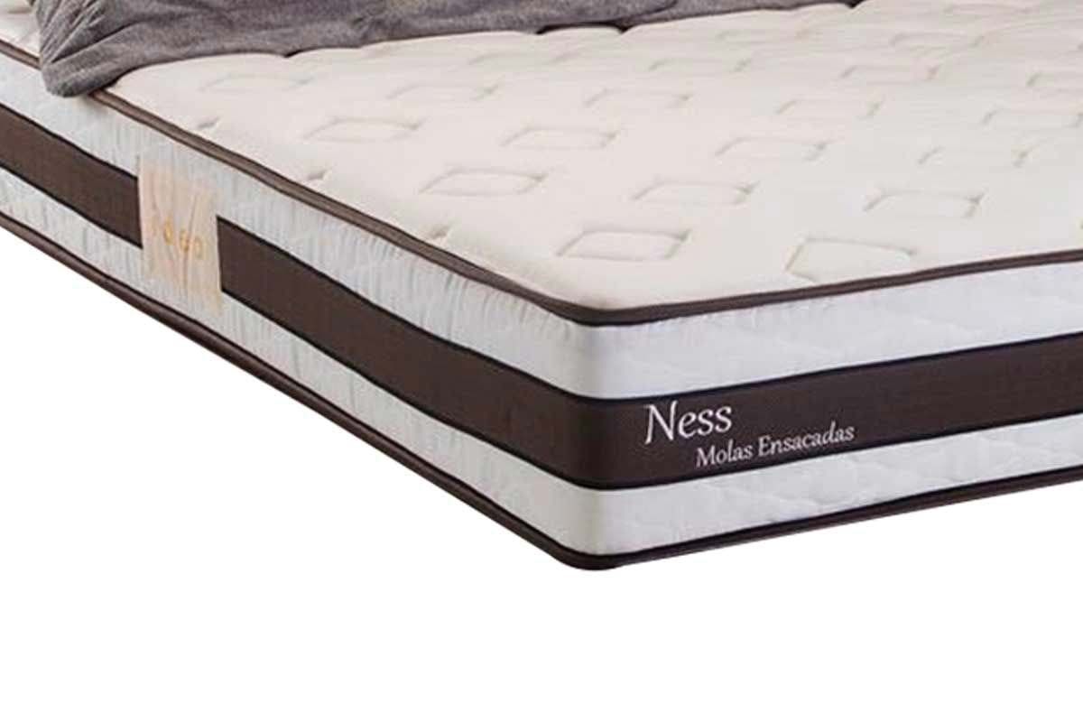 Cama Box Baú CRC +Colchão Molas Ness Herval