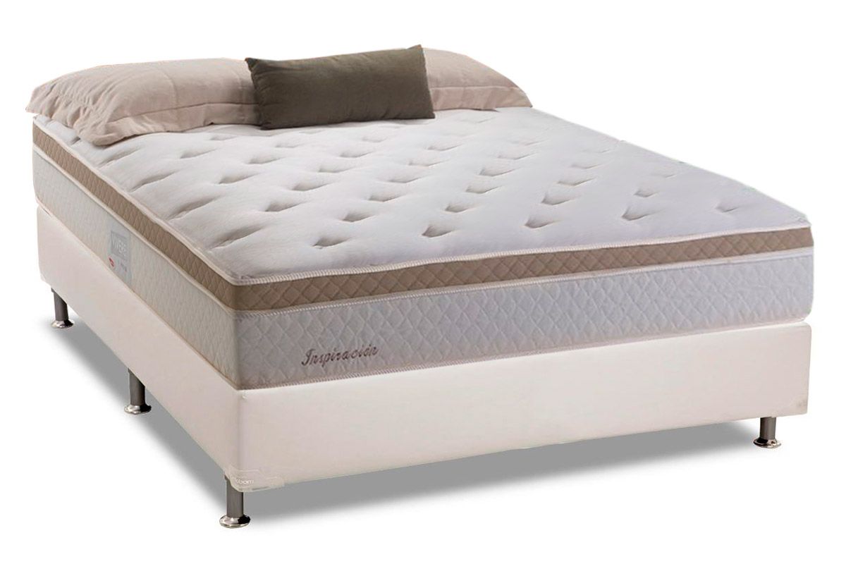 Cama Box CRC +Colchão Molas Inspiracion Herval