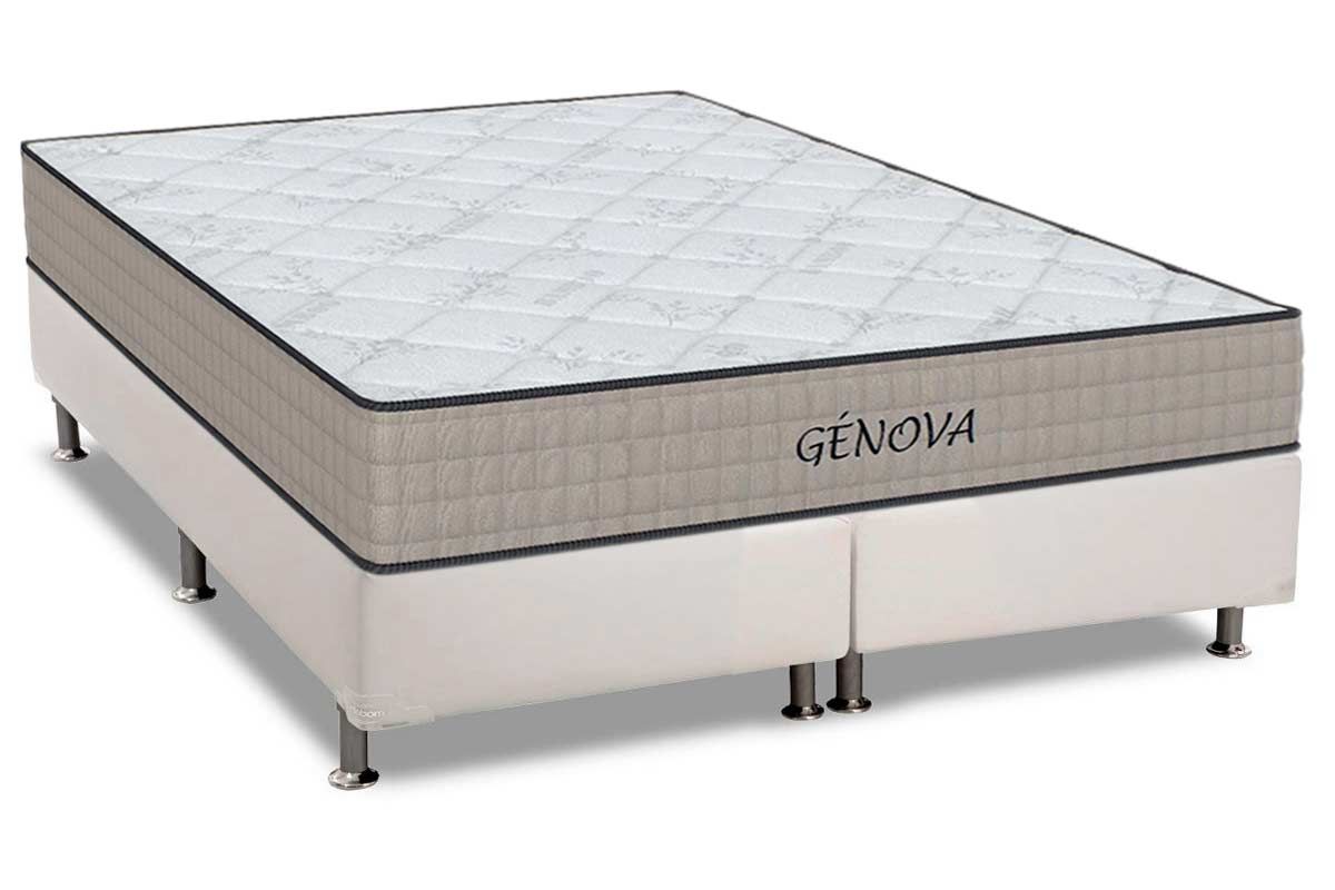 Cama Box CRC +Colchão Espuma D45 Genova Orthoflex