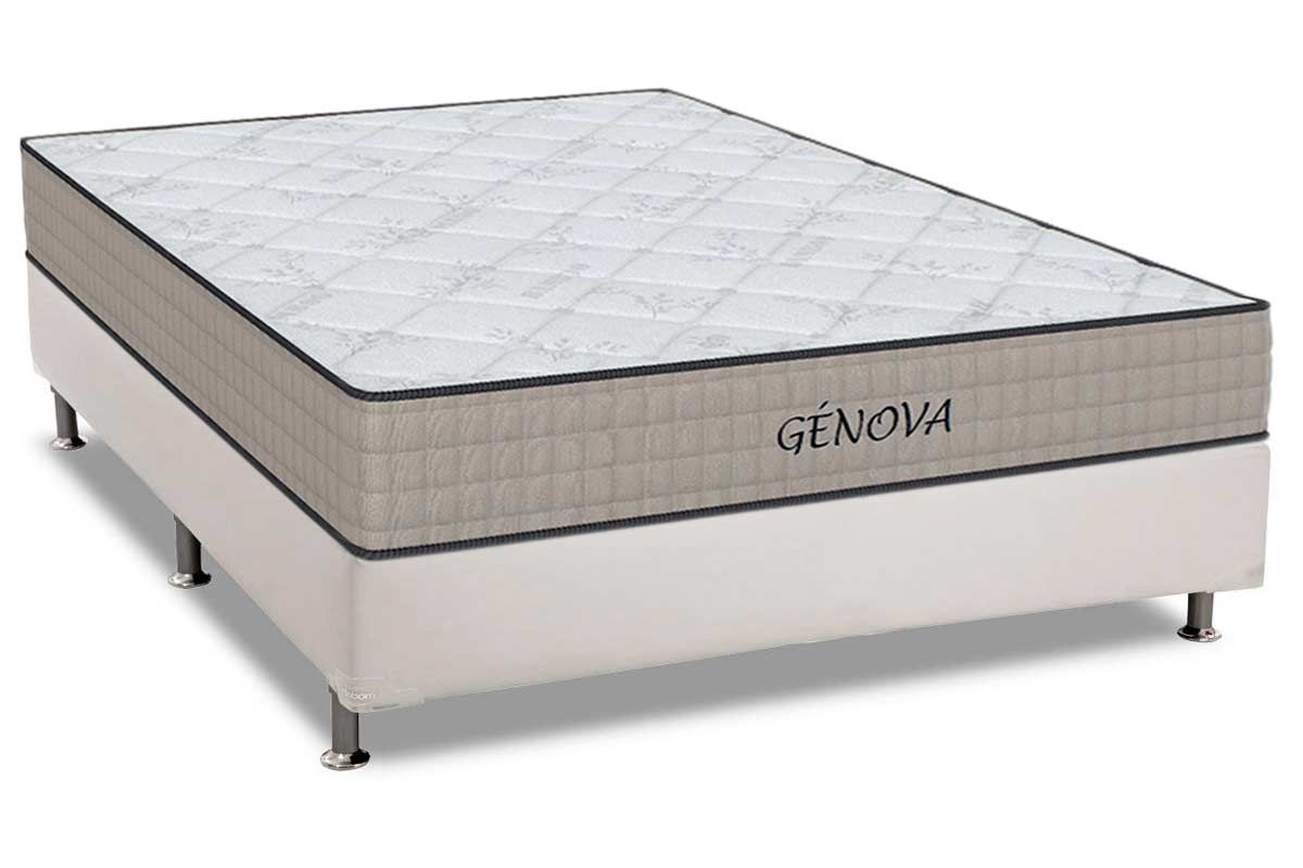 Cama Box CRC +Colchão Espuma D45 Genova Orthoflex