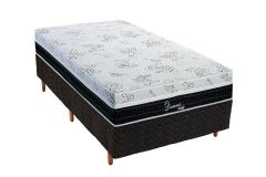 Cama Box Filhão +Colchão Molas Diamond Polar