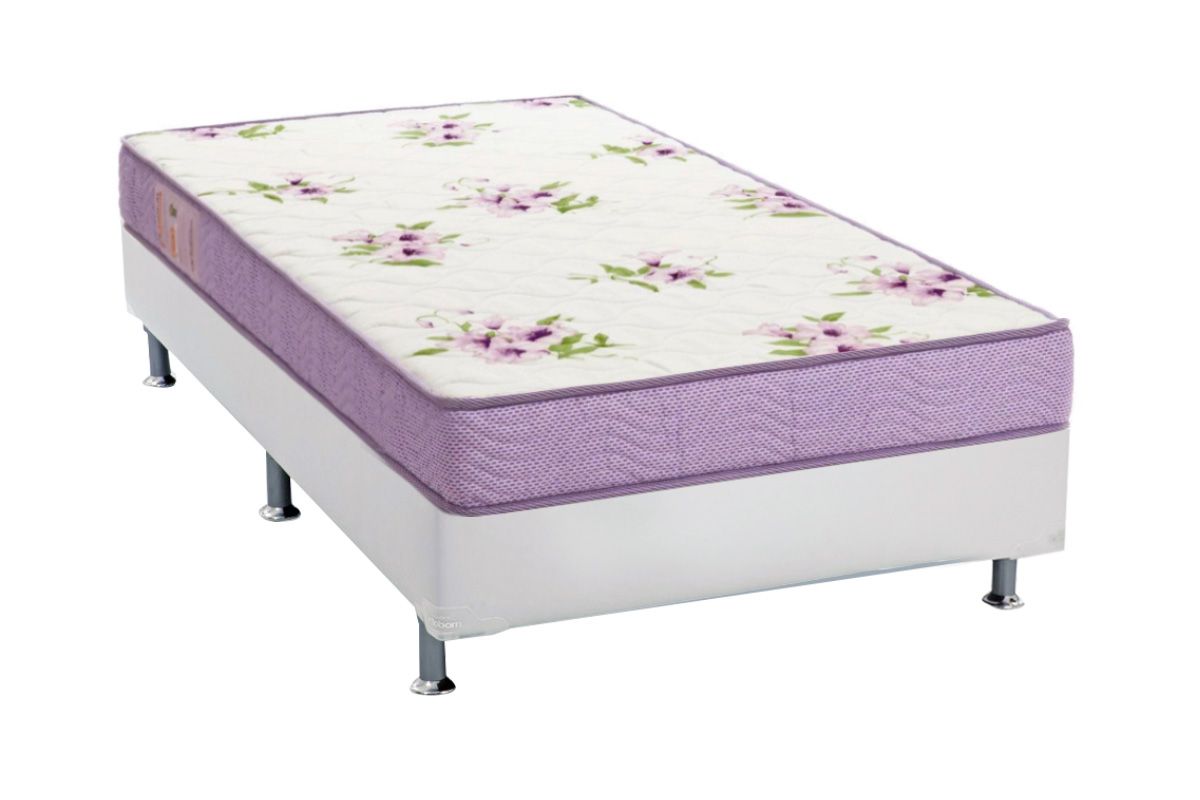 Cama Box CRC +Colchão D23 Physical Super Ortobom