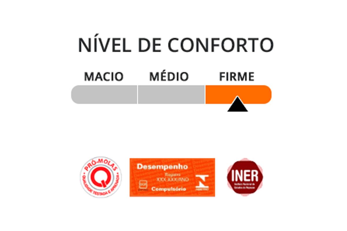 Cama Box CRC +Colchão Molas Esplendor Luckspuma