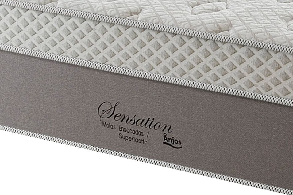 Cama Box CRC +Colchão Molas Sensation Anjos