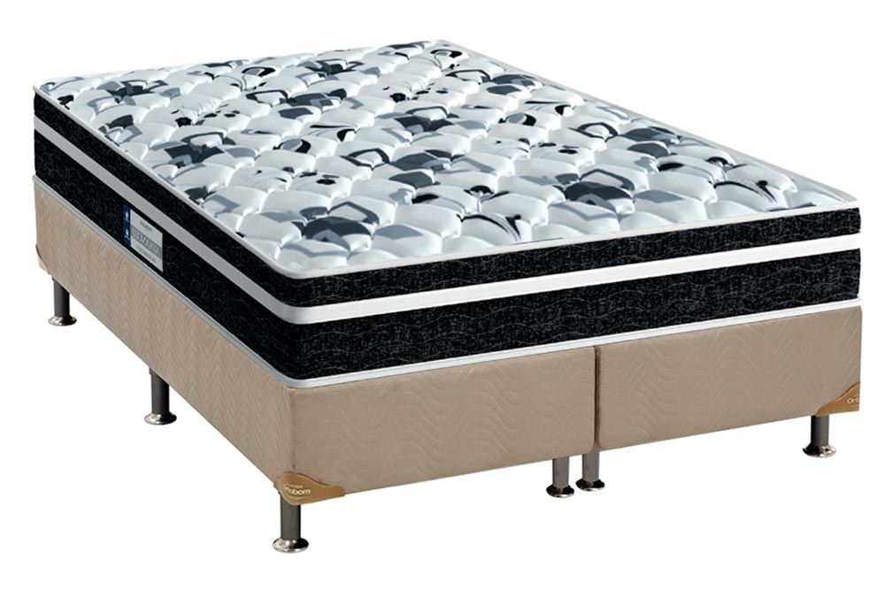 Cama Box CRC +Colchão Ortopédico Tech2000 Probel
