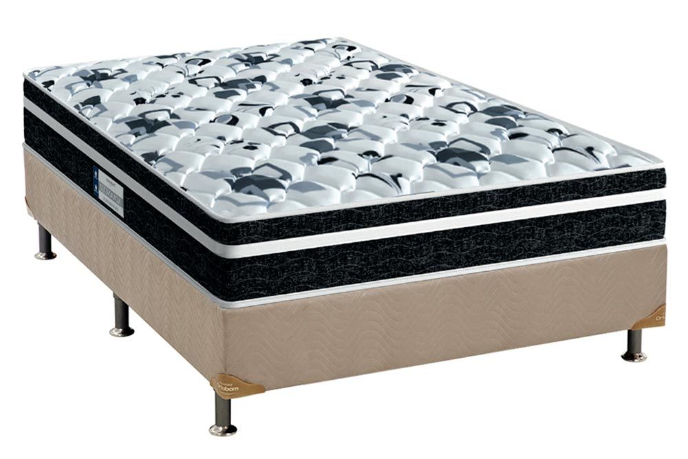 Cama Box CRC +Colchão Ortopédico Tech2000 Probel