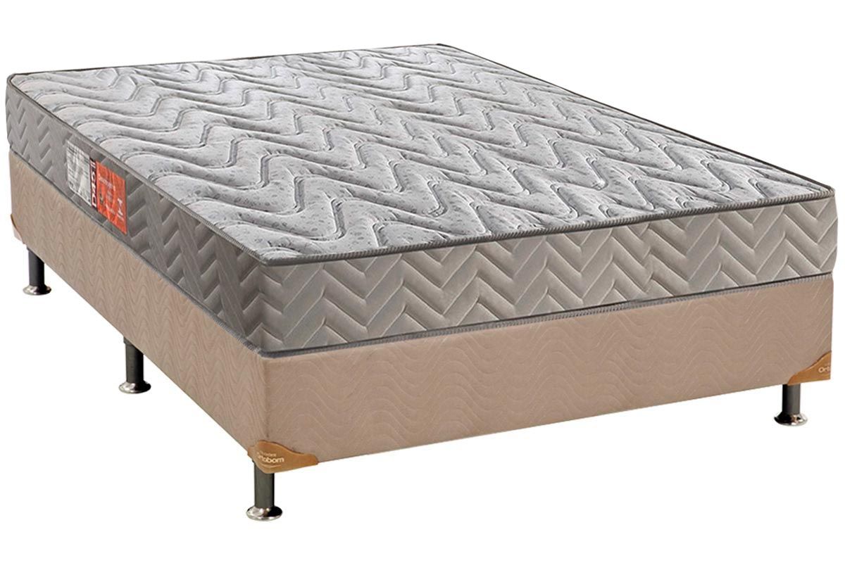 Cama Box CRC +Colchão Espuma D45 Pasquale Paropas
