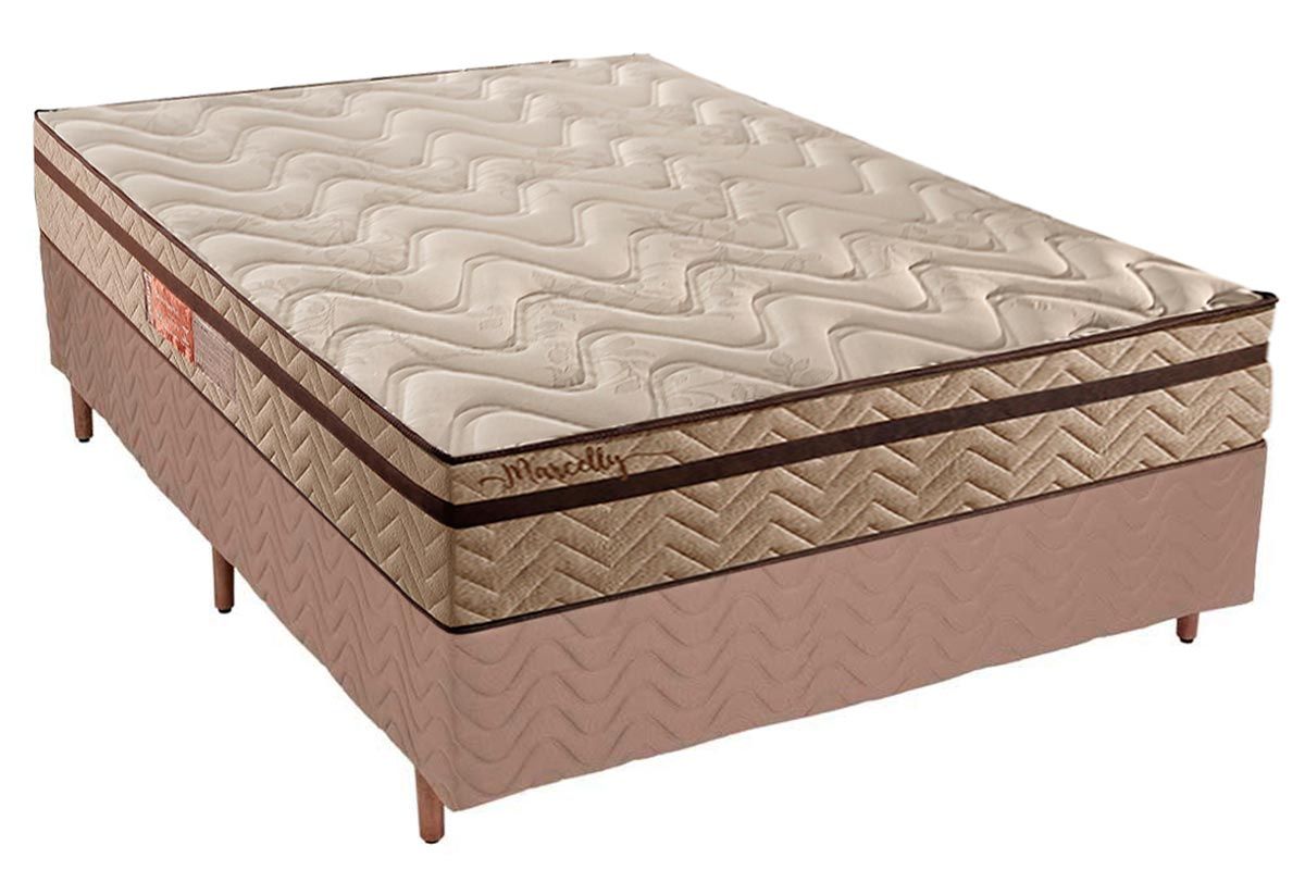 Cama Box CRC +Colchão Molas Marcelly Paropas