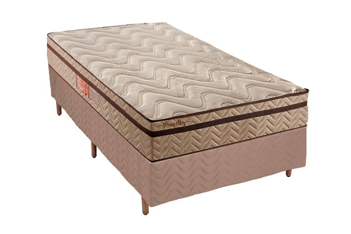 Cama Box CRC +Colchão Molas Marcelly Paropas