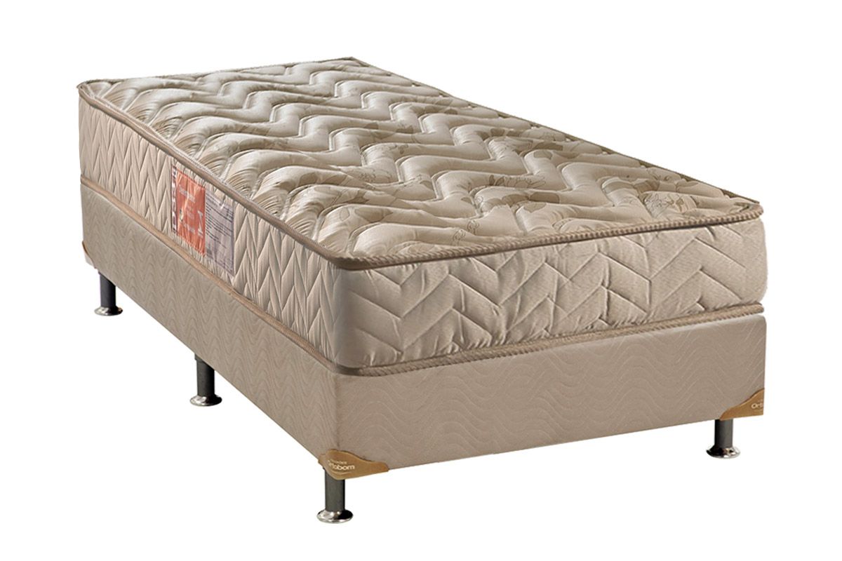 Cama Box CRC +Colchão Espuma D33 Pasquale Paropas