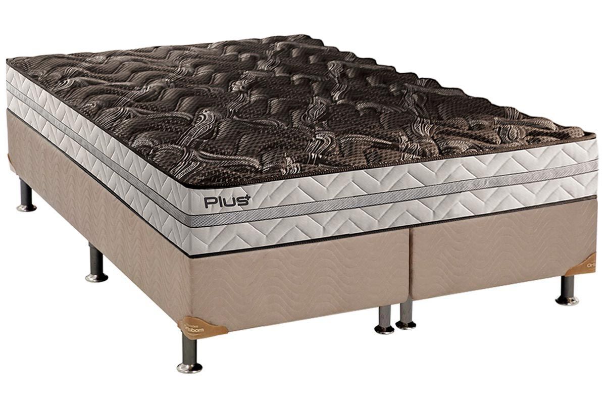 Cama Box CRC +Colchão Espuma D33 Pasquale Paropas