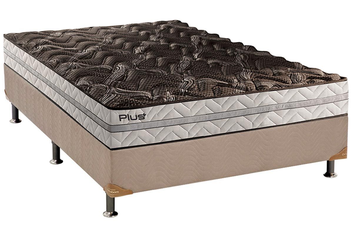 Cama Box CRC +Colchão Espuma D33 Pasquale Paropas