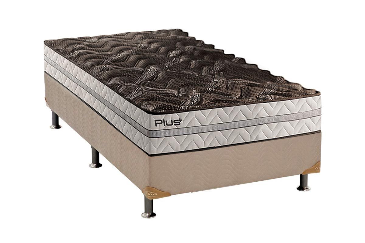 Cama Box CRC +Colchão Espuma D33 Pasquale Paropas