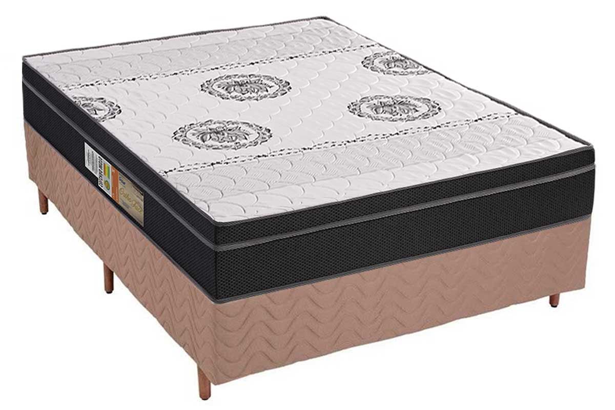 Cama Box CRC +Colchão Ortopédico Orthoface Polar