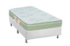 Cama Box Filhão +Colchão Espuma D33 Sleep Max Castor