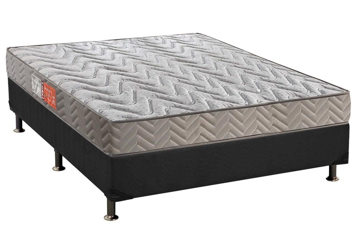 Cama Box CRC +Colchão Espuma D45 Pasquale Paropas