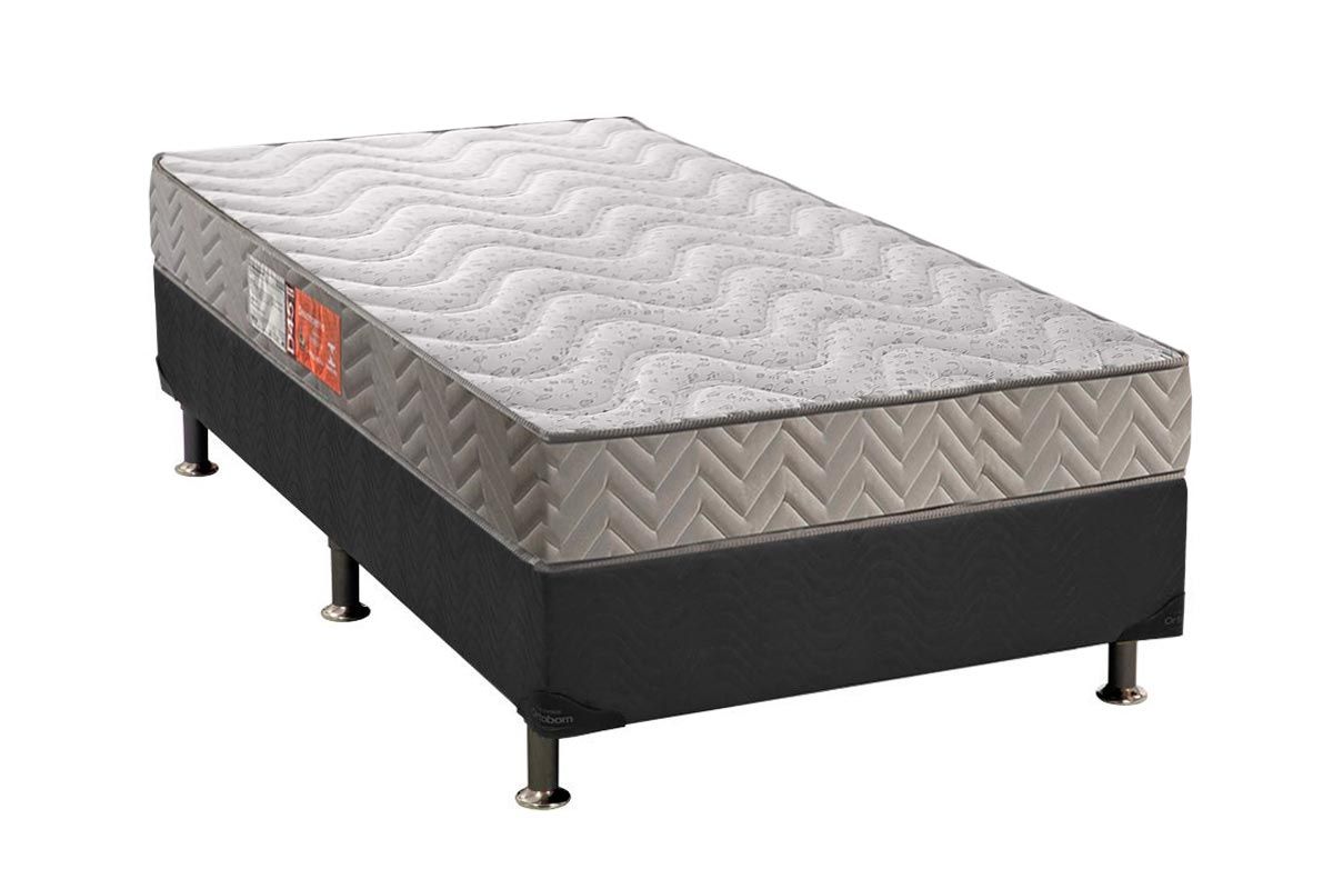 Cama Box CRC +Colchão Espuma D45 Pasquale Paropas