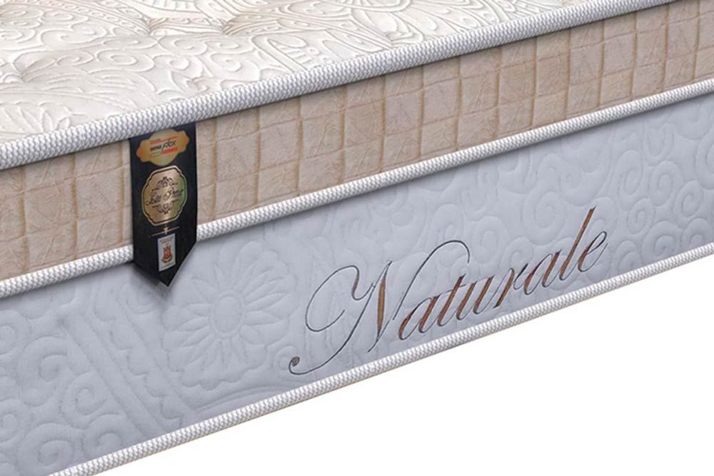 Cama Box CRC +Colchão Molas Naturale Orthoflex