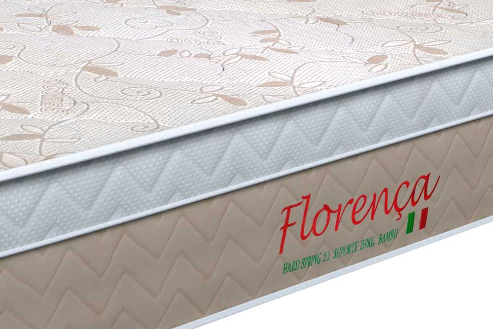 Cama Box CRC +Colchão Molas Florença Orthoflex