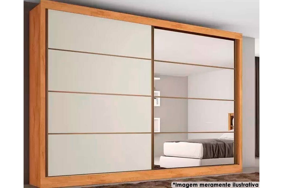 Guarda Roupa Casal 2 Portas Correr c/Esp Sevilha Europa