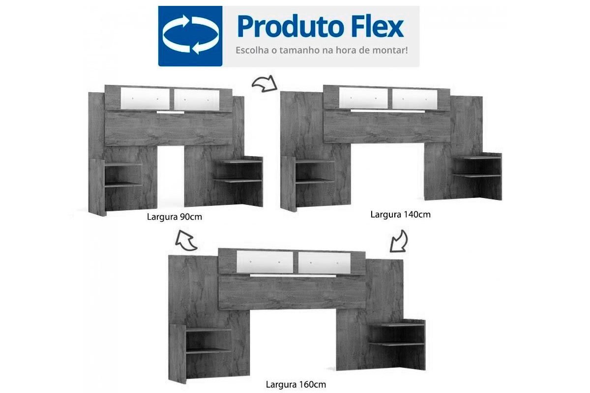 Cabeceira Box Madeirado Panan Extensível Mila Cabeceira Box Madeirado Panan Extensível Mila