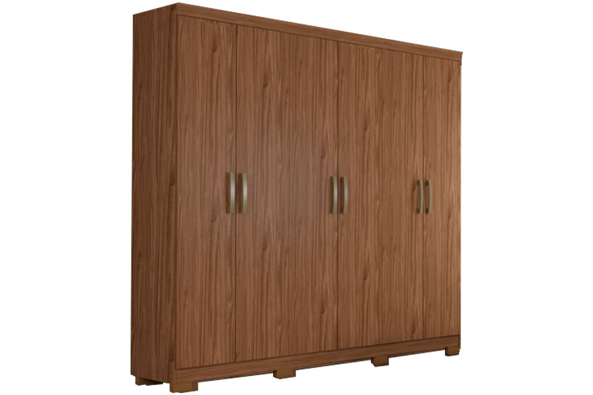 Guarda Roupa Casal 6 Portas e 3 Gavetas Clara PananCinamomo Guarda Roupa Casal 6 Portas e 3 Gavetas Clara PananCinamomo