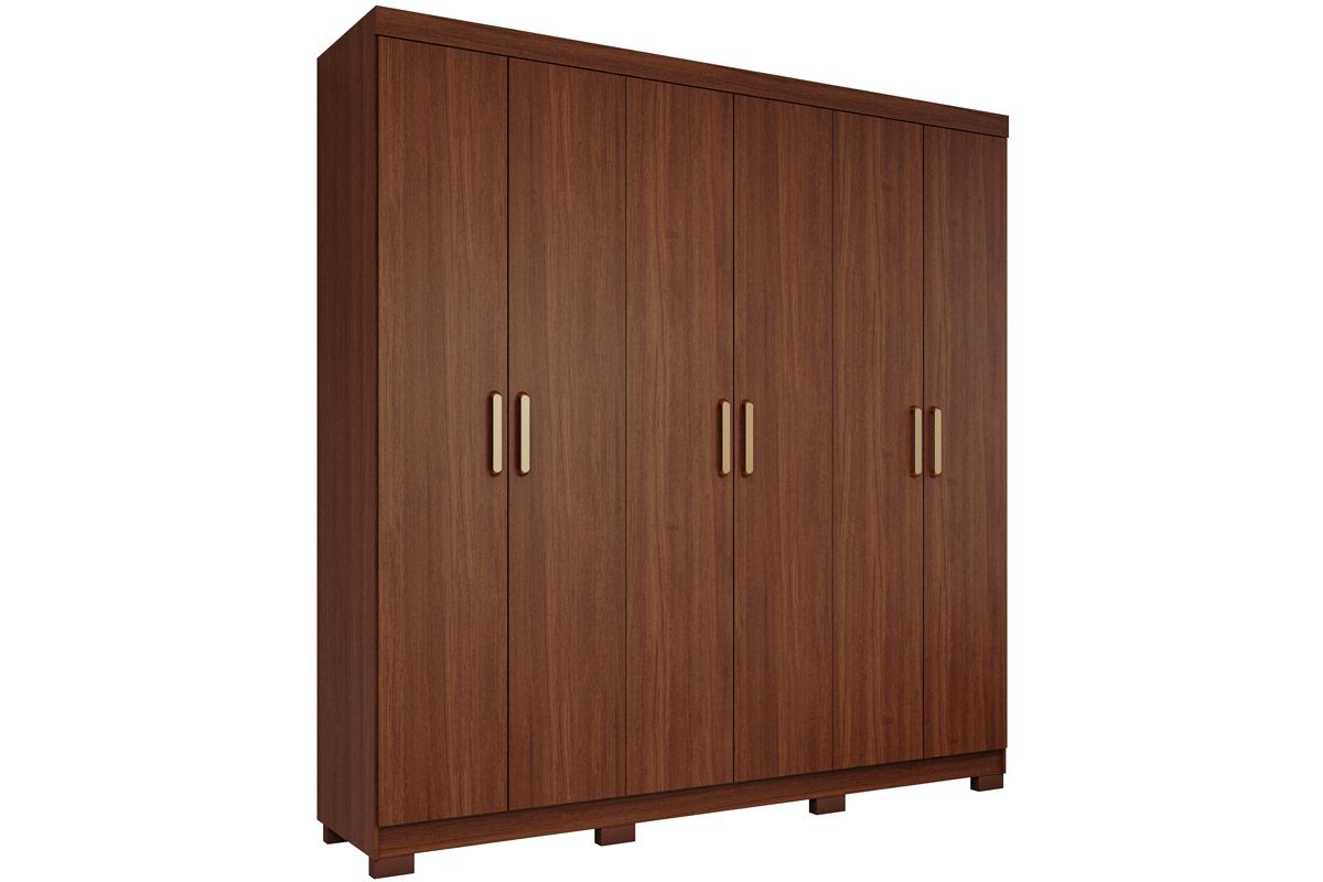 Guarda Roupa Casal 6 Portas e 3 Gavetas Clara PananJequitiba Guarda Roupa Casal 6 Portas e 3 Gavetas Clara PananJequitiba