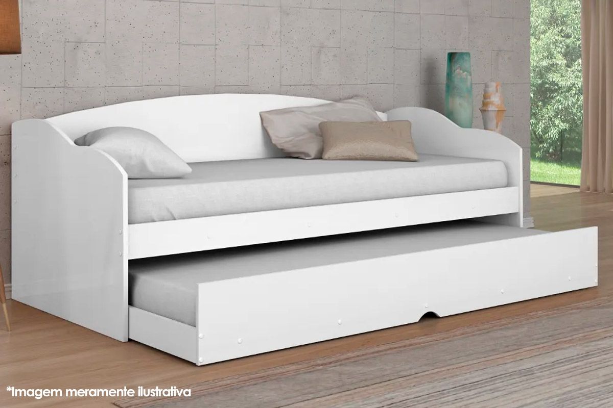 Colchão Solteiro D28 Comfortpedic (2un) + Sofá Cama Funny II