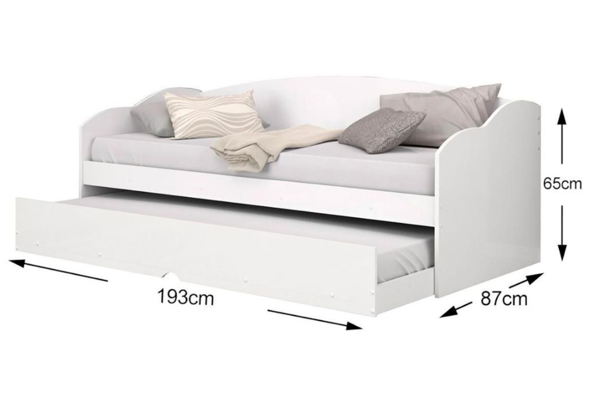 Colchão Solteiro D28 Comfortpedic (2un) + Sofá Cama Funny II