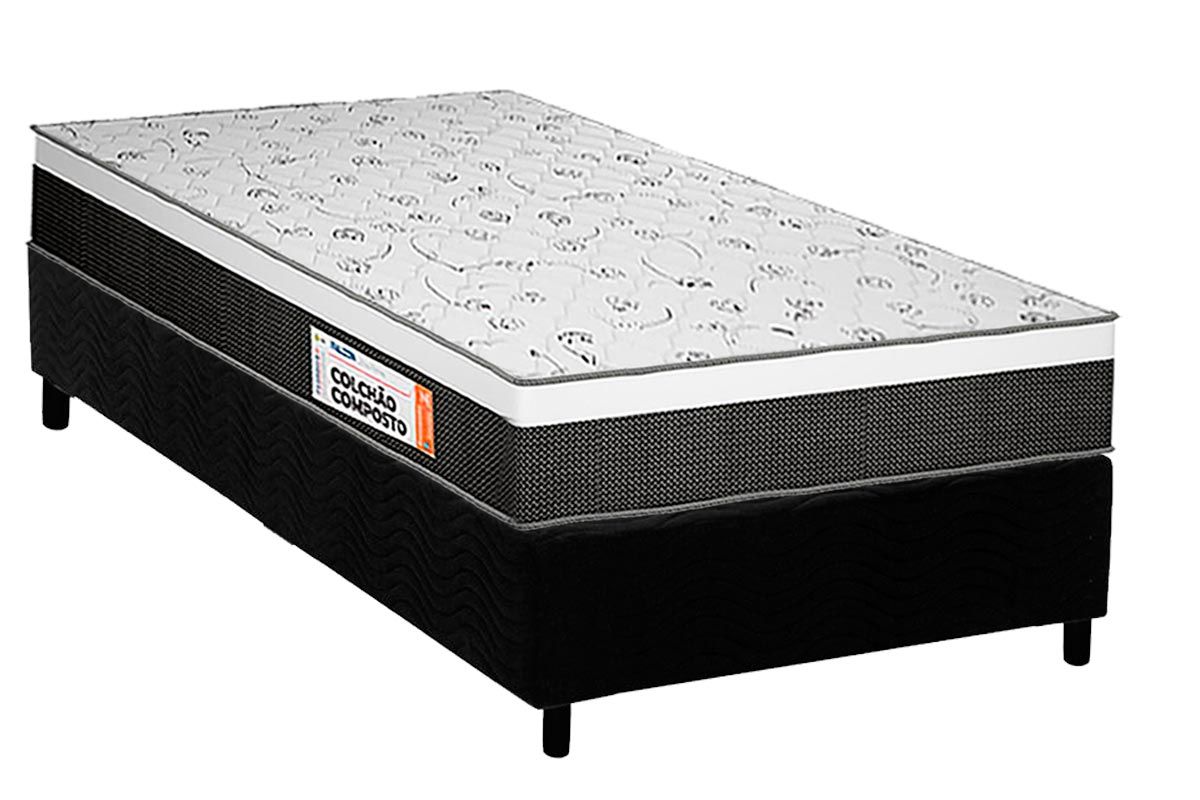 Cama Box CRC +Colchão Ortopédico Falcon Plumatex